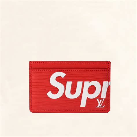 supreme red card holder.